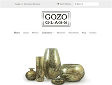 Tablet Screenshot of gozoglass.com